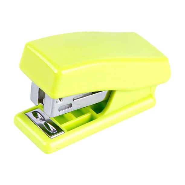 Mini grapadora para estudiantes. Bonita grapadora para encuadernación con capacidad para 50 grapas. Grapadora de escritorio compacta y portátil para el hogar, la oficina y el aula. Pequeña grapadora