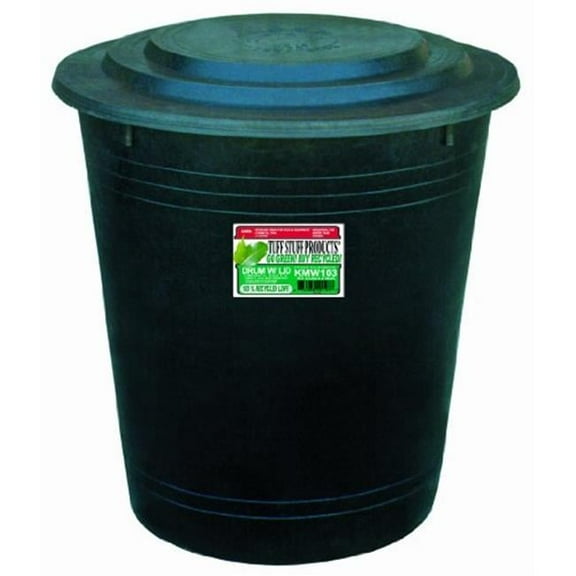 Tuff Stuff Products KMW103 Drum with Lid - 52 gal