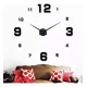 thumbnail image 2 of Reloj Para Pared 3d Grande En Madera Números En Negro 90cm, 2 of 8