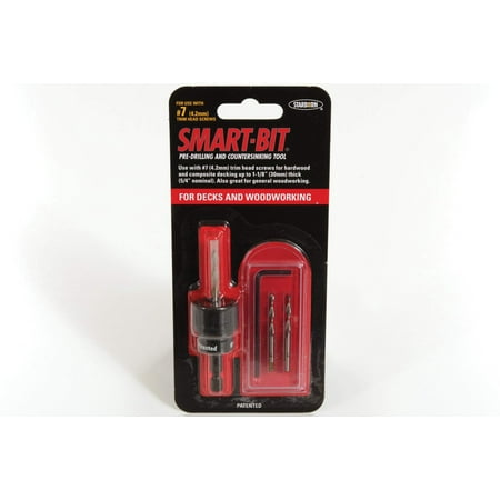 

Smart Bit 3 Drills Set with Countersink for #7 Screw