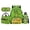 Dinosaur Green, variant on Jeiento Owl 17 Inch Backpack Set for Students Kids 4-Piece Lunch Bag Pencil Case Water Bottle Holder Pink Cherry Blossom Lightweight Durable Large Capacity for Girls Elementary Middle School