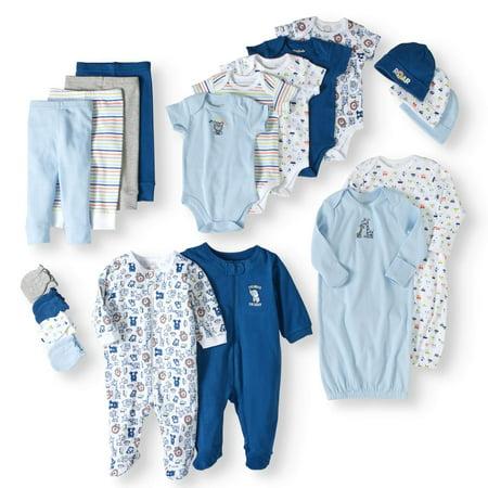 Garanimals Newborn Layette Baby Shower Gift Set, 20pc (Baby Boys)