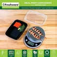 thumbnail image 2 of Freshware Meal Prep Containers [50 Pack] 1 Compartment with Lids, Food Storage Containers, Bento Box, BPA Free, Stackable, Microwave/Dishwasher/Freezer Safe (24 oz), 2 of 8
