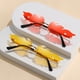 thumbnail image 1 of Gafas de sol de llama, moda personalizada, gafas de sol de plumas, gafas de fiesta de metal, 1 of 5