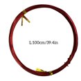 thumbnail image 4 of Craft Wires DIY Handicrafts Braided Thread Good Flexibility Braided Thread Durable Shiny Jewelry Lines Exquisite Design for Sculpturing Wine Red, 4 of 5