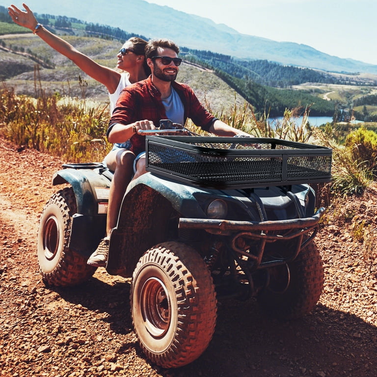 Costway Universal Luggage Carrier for Front Atv Hd Steel Cargo