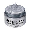 thumbnail image 2 of Silver Gray White Hair Color Wax Pomades 1oz Natural Hair Coloring Wax Cosplay, 2 of 5