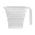 thumbnail image 2 of PEONAVET Measuring Cup Food Grade Transparent Graduated Baking Measuring Cup With Handle Thickened Plastic-shaped Spout Eggs Pot Milliliter Cup, 2 of 9