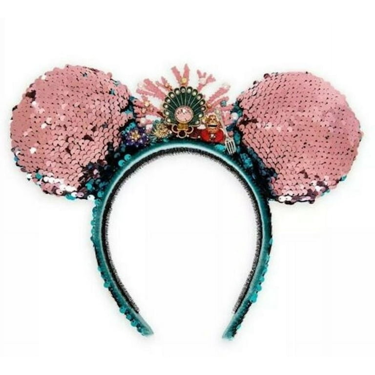 Disney Little Mermaid Sequin Ear Headband Limited Betsey Johnson