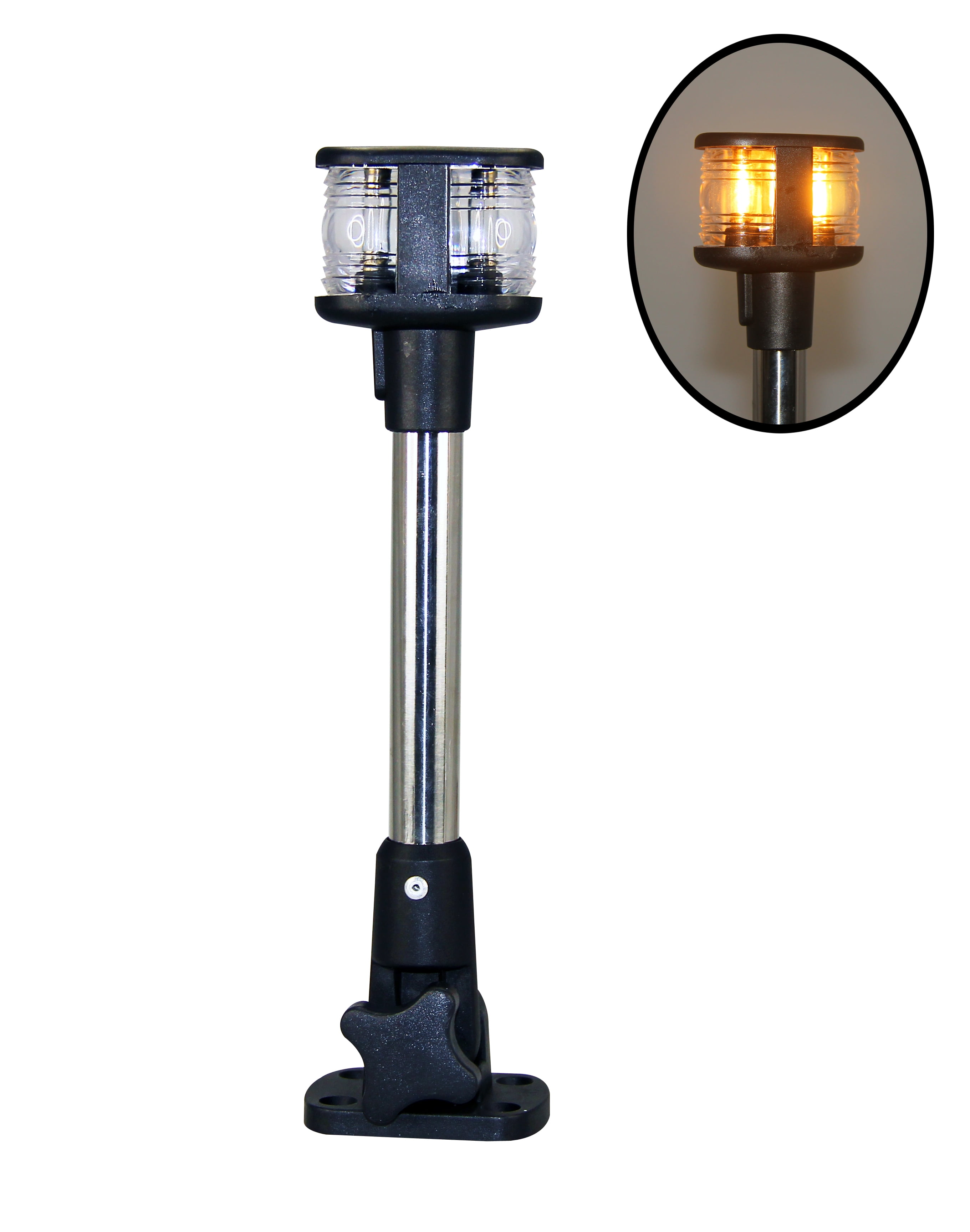 Seachoice 06261 Portable BatteryOperated LED Navigation Light Kit, Re