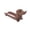 A001- Brown, variant on Door Stopper Wedge Dachshund Shaped Rubber Decorative Brown Door Stop for Home Office Pet Themed Household Accessory