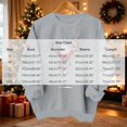 thumbnail image 3 of VKOYWKM Oversized Christmas Sweatshirts for Women Xmas Holiday Long Sleeve Crew Neck Sweatshirt Christmas Wine Glass Graphic Pullover Tops, 3 of 8