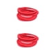 thumbnail image 2 of Qarigey 10 piezas bandas para el cabello estilo simple decorativo sólido escuela alta elasticidad protector cola de caballo titular niños Rojo 2piezas, 2 of 6