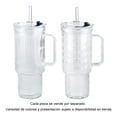 thumbnail image 1 of Vaso Prichos Para Cafe con Popote Vidrio 460 ml 1 Pieza, 1 of 6