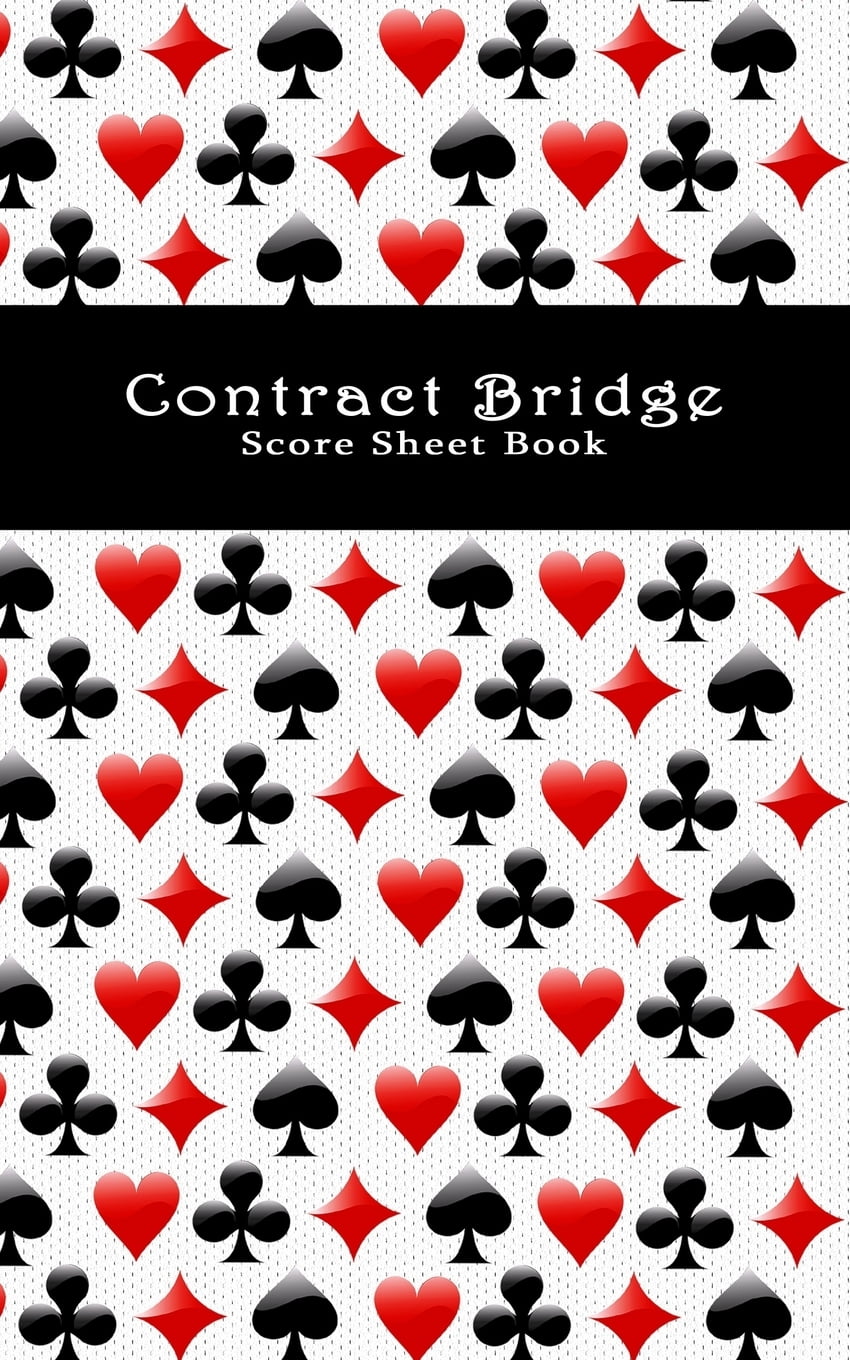 Contract Bridge Score Sheet Book 100 score sheets for playing the