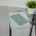 thumbnail image 3 of Martha Stewart Brody Acrylic Letter Tray Office Desktop Organizer with Handles, 12.75" x 8.75", 3 of 10