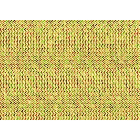 Ahgly Company Machine Washable Indoor Rectangle Transitional Dark Golden Rod Brown Area Rugs, 8' x 10'