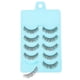 thumbnail image 5 of 5 pares de pestañas postizas largas, pestañas postizas naturales, herramientas de maquillaje de moda, extensiones de pestañas de tallo de algodón, 5 of 6