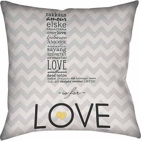 IDG L is for Love Indoor Pillow