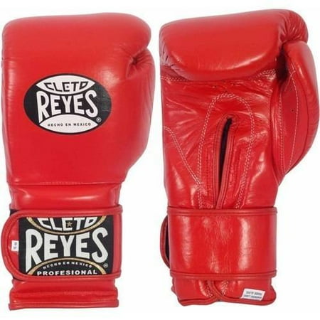 Cleto Reyes Hook and Loop Boxing Gloves, 14oz, Red