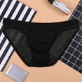 HCTYM Mens Trunks Sexy Low Rise Briefs Ice Thread MicroStretch