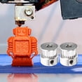 thumbnail image 1 of Luxshiny 5Ud Polea Sincronización Gt2 De Aluminio Compatible Con Correas Para Impresora 3D Plata, 1 of 6