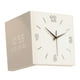 thumbnail image 3 of Reloj de esquina Reloj de pared para exteriores Fácil de leer Reloj de esquina angular Regalos Cuadrado para Crema, 3 of 9