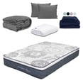 thumbnail image 1 of Colchón Queen Size Ghana Restonic Almohadas 2Pack Protector Cloud Sábanas Softy Edredón Homy, 1 of 8