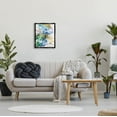 thumbnail image 2 of Stupell Industries Chaotic Abstract Rainbow Shapes Graphic Art Jet Black Floating Framed Canvas Print Wall Art, Design by Jodi Fuchs, 2 of 6