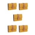 thumbnail image 2 of pitrice Leather Women Purse Rectangular Trifold for Zipper Hasp Stylish Card Holder Photo Folder Wallet Notecase Birthday Gift Yellow 5Set, 2 of 6