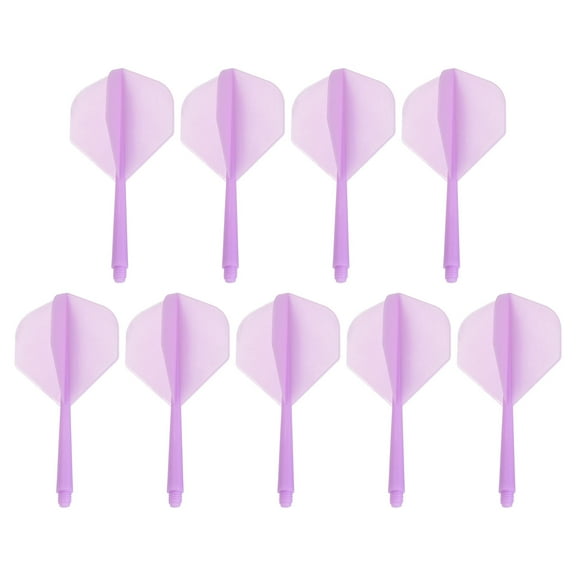 Uxcell Integrated Dart Shaft & Flights, 9 Pack Lightweight Dart Flight Set, Purple