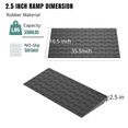 thumbnail image 4 of BESEA 2.5" inch Threshold Ramp Rubber Wheelchair Ramp, No-Slip Surface 3500 Lbs Load Capacity for Home Doorways Driveways Curb, 4 of 7