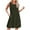 Army Green, variant on Summer Akafmk Women Maternity Dress,Plus Size Womens Casual Dresses,Women's Summer Solid Color Loose Sleeveless Round Neck Front Pleated Short Dress Loose Fitting Flowy Sundress Beach Dress