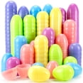 thumbnail image 1 of Huevos de Pascua OCTERIC, 180 unidades, rellenables, de plástico, colores pastel, 1 of 5