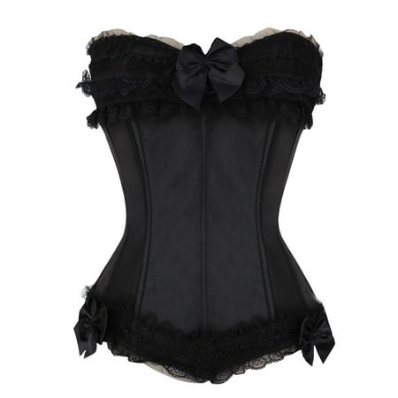 

Women Underbust Lace Bandage Waist Trainer Corsets Shapewear Body Shaper Note Please Buy One Or Two Sizes Larger