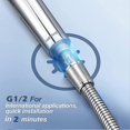 thumbnail image 5 of Shower Head-5' High Pressure Shower Heads With 3 Spray Modes For Low Water, 5 of 5