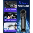 thumbnail image 6 of Electric Compressed Air Duster Rechargeable, 180,000RPM Cordless Computer Air Blower Duster for Pc & Electronics, 3-Gear Mini Air Blower Jet Turbo Fan for Car, Home, Office, Keyboard, Outdoor, 6 of 6