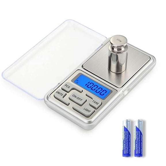 Idealforce Digital Pocket Scale 200g x 0.01g, Portable Mini Scale for Small Food, Coin, Jewelry, Gold, Powder, Reloading, Grams and Ounces, Batteries Included