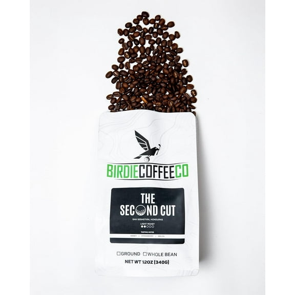 Birdie Coffee Co – The Second Cut Light Roast Coffee | Whole Bean or Ground | Smooth, Balanced, Everyday Blend | Small Batch Roasted | 12oz Bag