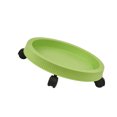 thumbnail image 2 of Yuarrent Bandeja para macetas, soporte para balcón, maceta de cuatro pétalos, bandeja para macetas, palé con cuatro ruedas a juego, Jardín y Patio Azul, 2 of 6