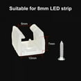 thumbnail image 4 of 6mm 8mm 12mm 15mm LED Strip Fix Clips Connector With Screws For Fixing 2835 Neon Light/COB Plastic Buckle Flexible Accessories, 4 of 9