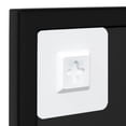 thumbnail image 4 of vidaXL Wall Mirrors 4 pcs Black 100x60 cm Metal, 4 of 4