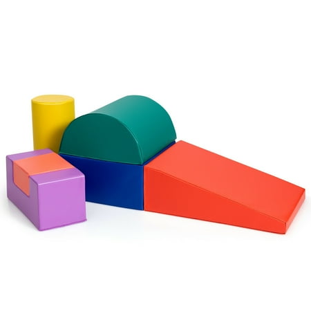 Costway 6 Piece Climb Crawl Play Set Indoor Kids Baby Toddler Soft Safe Foam Blocks Toys price history on PriceWatchPro