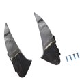 thumbnail image 4 of Embellecedores de ventilación de aire del alerón del parachoques trasero para el parachoques deportivo W118/C118 4D Sedan Patrón de fibra de carbono Cola Spoiler de parachoques trasero, 4 of 8