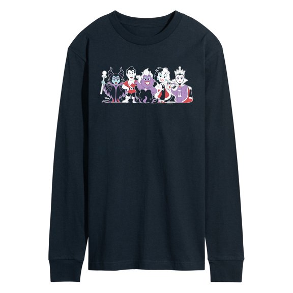 Disney - Cute Villains - Men's Long Sleeve Graphic T-Shirt