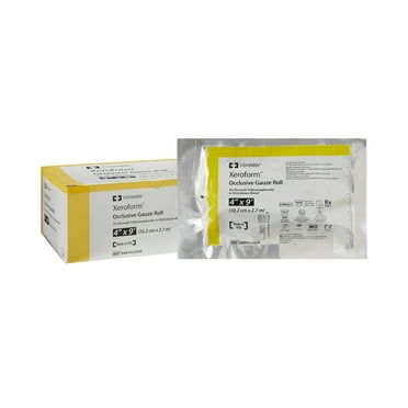 Xeroform Petrolatum Impregnated Dressing, 4 Inch X 3 Yard, Gauze Bismuth Tribromophenate / Petrolatum, 1 Roll