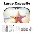 thumbnail image 3 of Starfish Oxford Fabric Waterproof Digital Bag Cable Organizer Travel Small Holder for Charger, Hard Drive - 5.9x9.44x3.14 in., 3 of 6