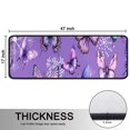 thumbnail image 5 of Kitchen Rugs Sets Of 2,Purple Butterfly Flower Pattern Anti Fatigue Kitchen Mat Rugs Non Slip Washable,Decorative Kitchen Floor Mats for Kitchen,Sink,Laundry,17"x47"+17"x47", 5 of 5