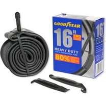 Goodyear 16" x 1.75"-2.125" Heavy-Duty Bike Tube, Tire Levers included