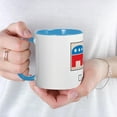 thumbnail image 5 of CafePress - I Vote Wine Mug - 11 oz Ceramic Mug - Novelty Coffee Tea Cup, 5 of 6